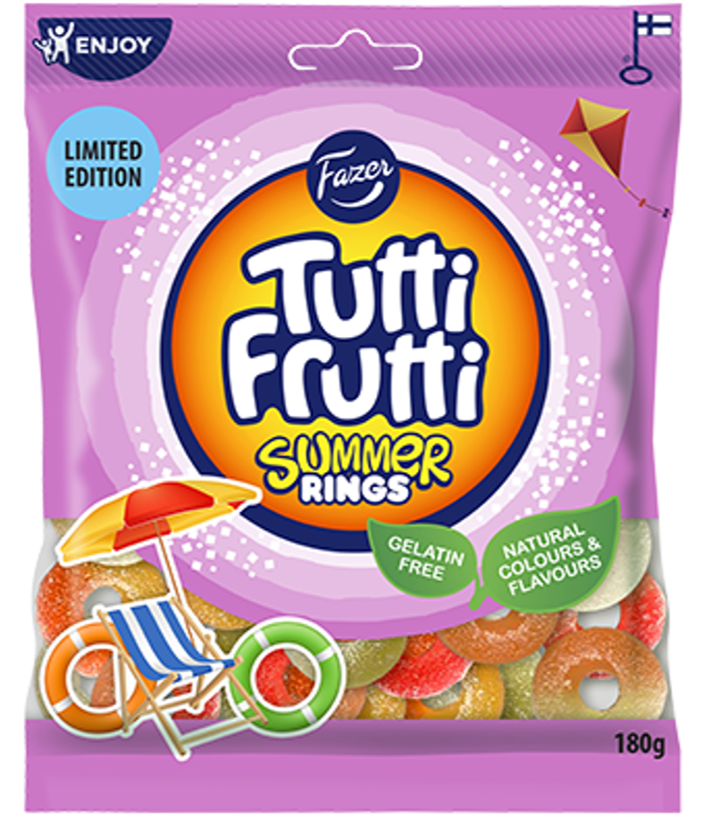 Fazer Tutti Frutti Summer Rings - Sweet Side of Sweden