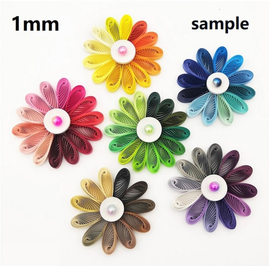 80gsm 1mm Paper Quilling Strips - 200 strips per package – The