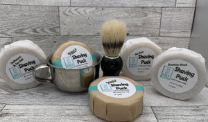 Shaving Puck - OilyEscapades                                 - Shave Soap Puck