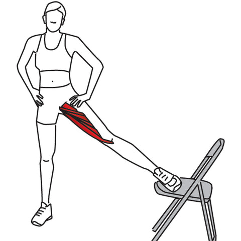 Standing Leg-Up Adductor Stretch, Adductors and more