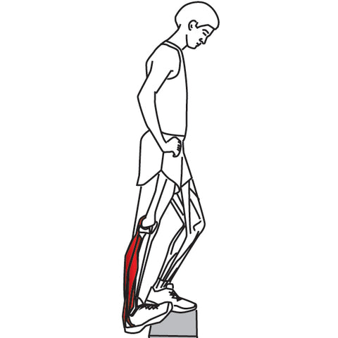 Standing Calf Stretch with Knee Extended and Eversion - Vissco