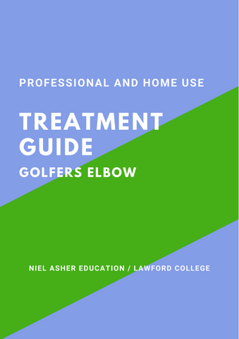 Golfers Elbow Trigger Point Therapy