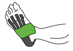 Illustration of foot taping