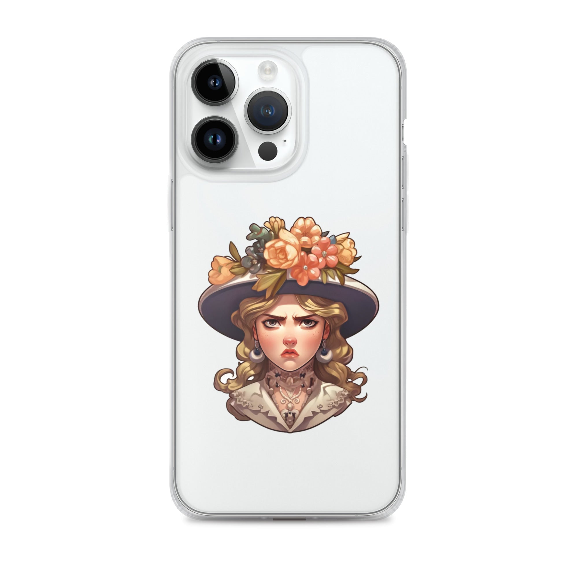 Pouting Princess | Clear Case for iPhone®