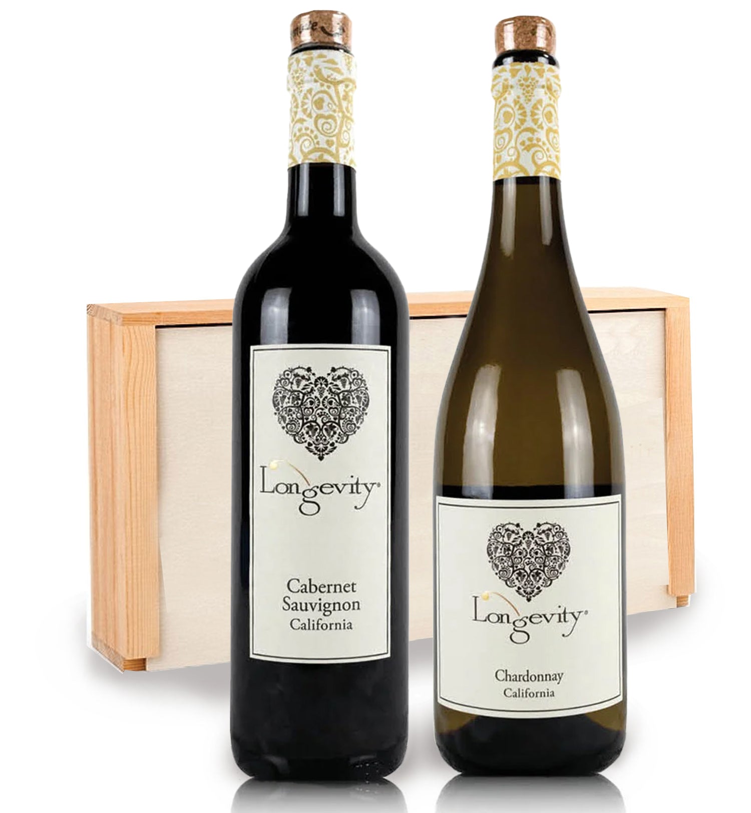 Longevity Red & White Wine Duo - GiftTree product image