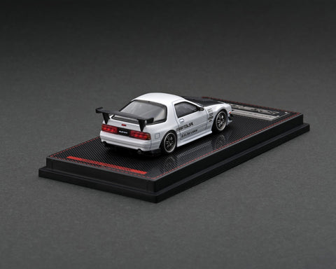 Ignition Model 1/64 Mazda RX-7 (FC3S) RE Amemiya Matte Pearl White