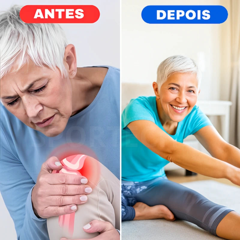 Antes e depois do uso do Flexlive