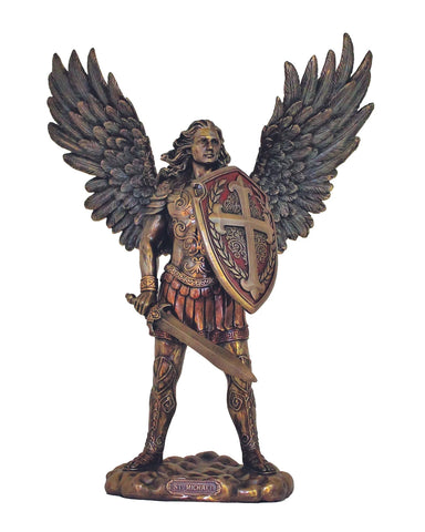 St. Michael Bronze Statue Without the Devil