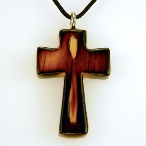 Celtic Wooden Cross Necklace