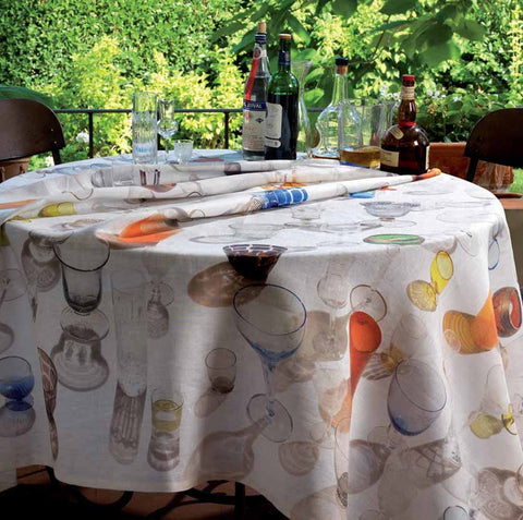 oval linen tablecloth uk