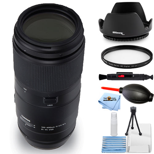 Tamron 100-400mm f/4.5-6.3 Di VC USD Lens for Canon EF - UV Filter