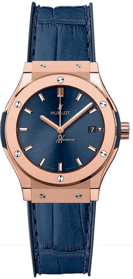 Hublot Classic Fusion Blue 581.OX.7180.LR Rose gold