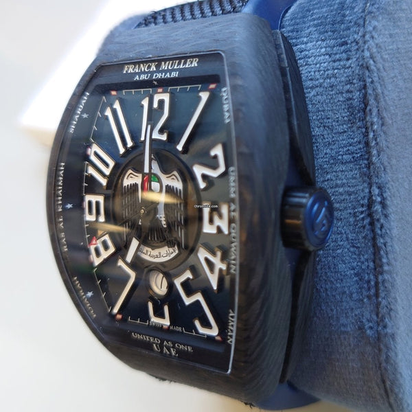 Franck Muller Vanguard V 45 SC DT CB BL Carbon