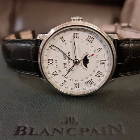 Blancpain Villeret Quantième Complet 6676-1127-55B Steel 2019