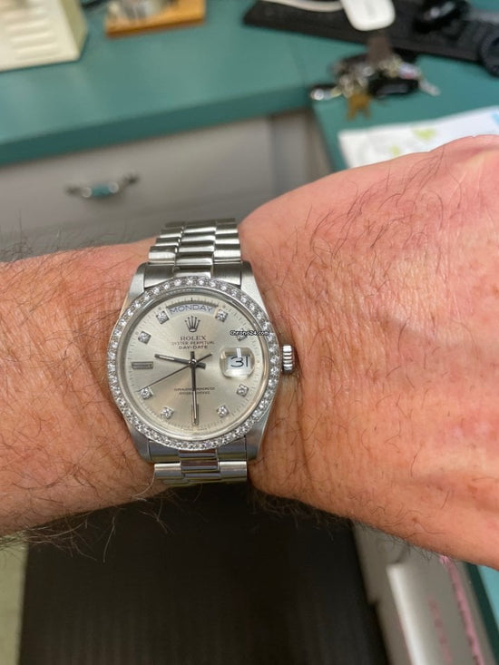 Rolex Day-Date 36 18046 Platinum 1987