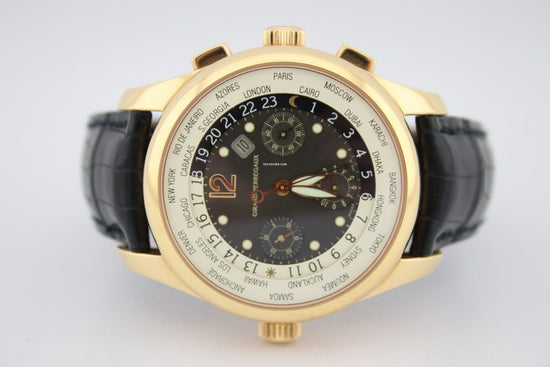 Girard Perragaux WW.TC 4980 Rose gold