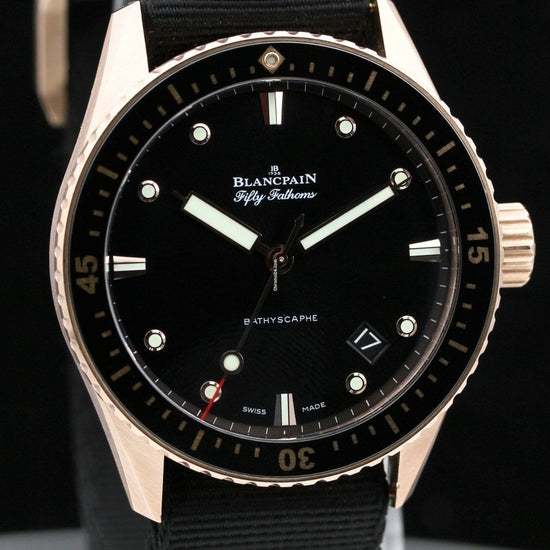 Blancpain Fifty Fathoms Bathyscaphe 5000-36S30-B52 A Rose gold 2021