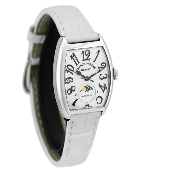 Franck Muller Cintrée Curvex 7500 SC AT FO (L) AC WH WH or 7500SCATFOLAC Steel