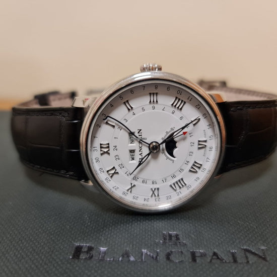 Blancpain Villeret Quantième Complet 6676-1127-55B Steel 2019