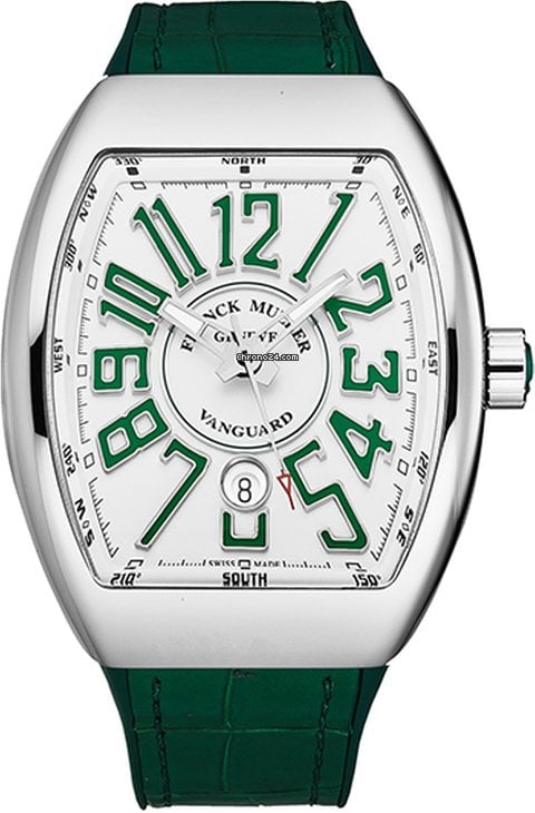 Franck Muller Vanguard 45SCWHTWHTGRN Steel