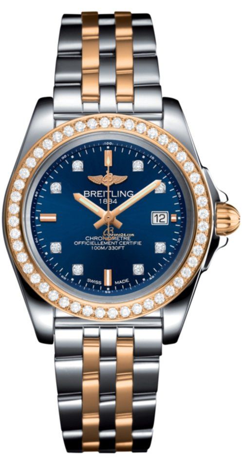 Breitling Galactic 32 C7133053/C967 Gold/Steel