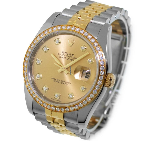 Rolex Datejust 36 116243 Gold/Steel 2010