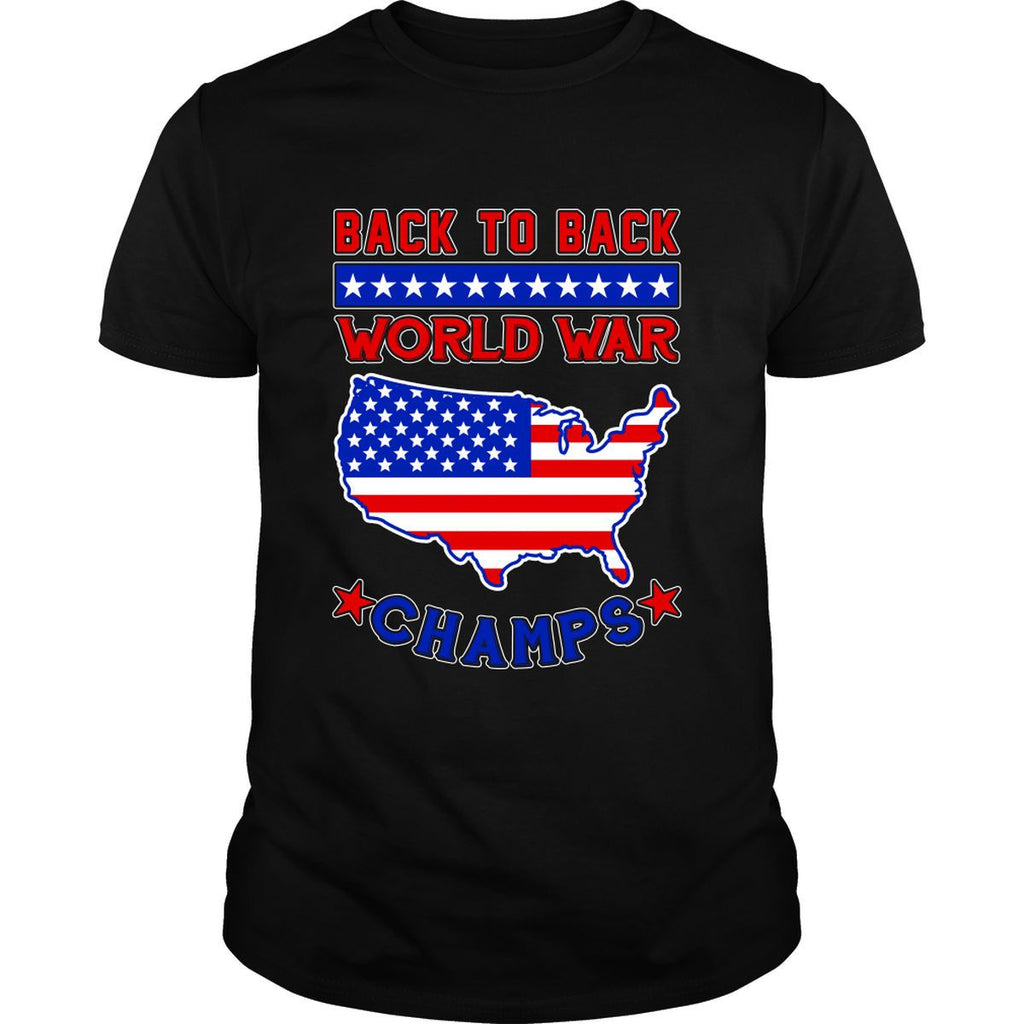 back 2 back world war champs shirt