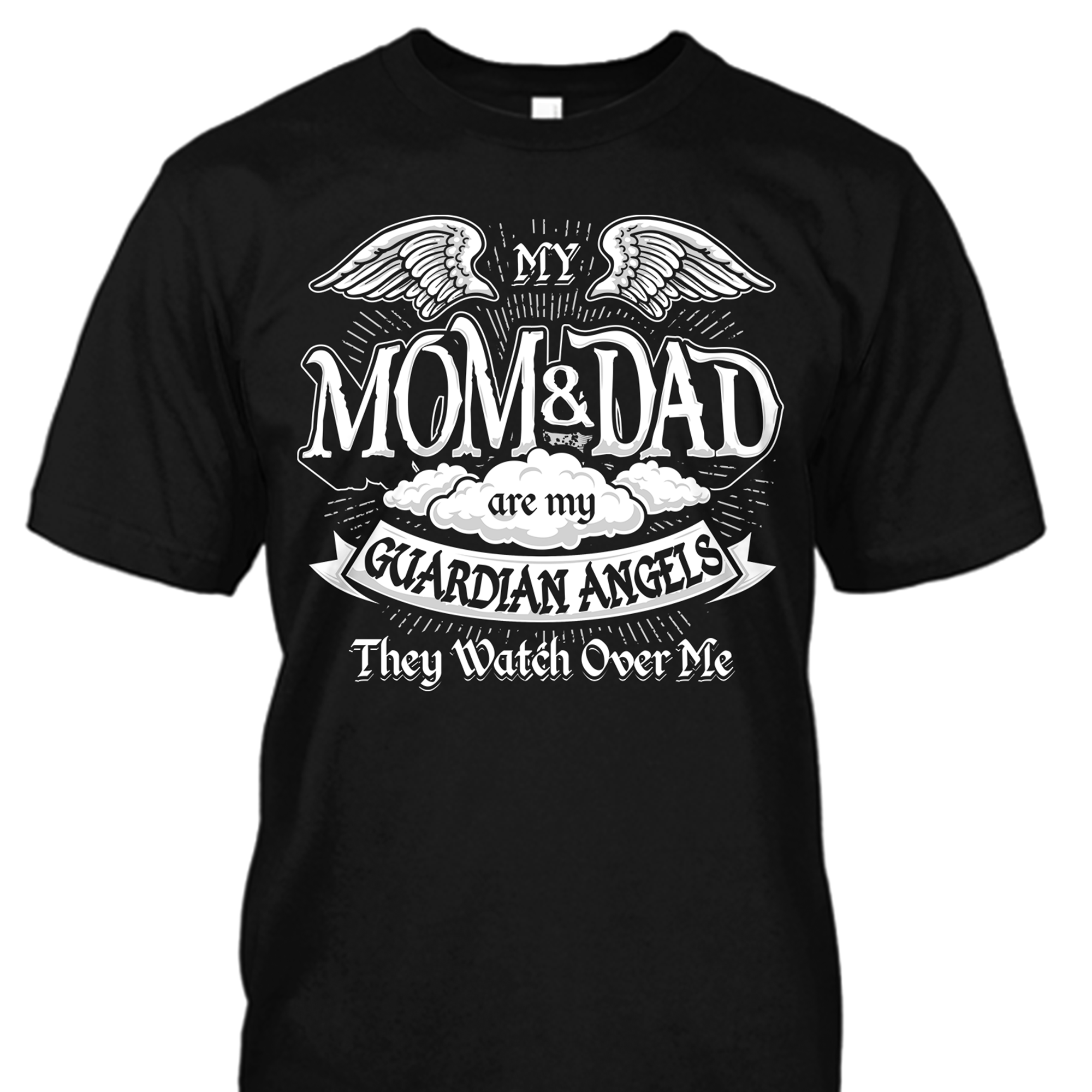 my mom is my guardian angel shirt