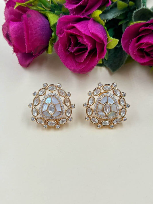 Ladies Flower Shape Artificial Earrings Top For Party Wear at Best Price in  Mumbai | Salient Art