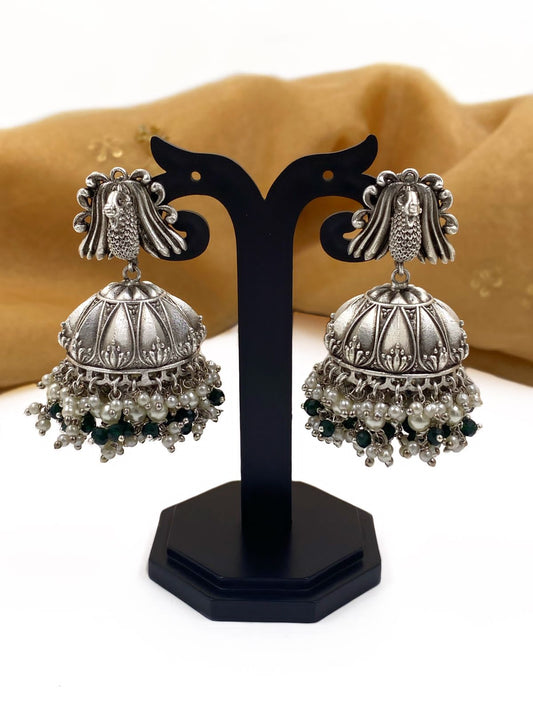 Indigenous Beauty Diamond Jhumka Earrings-Candere by Kalyan Jewellers