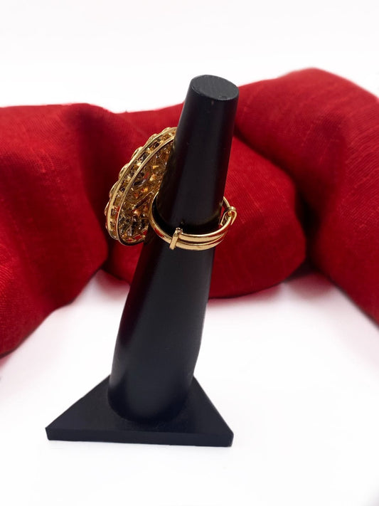 ethnic adjustable kundan finger ring for weddings and parties gehna shop buy finger ring for women online