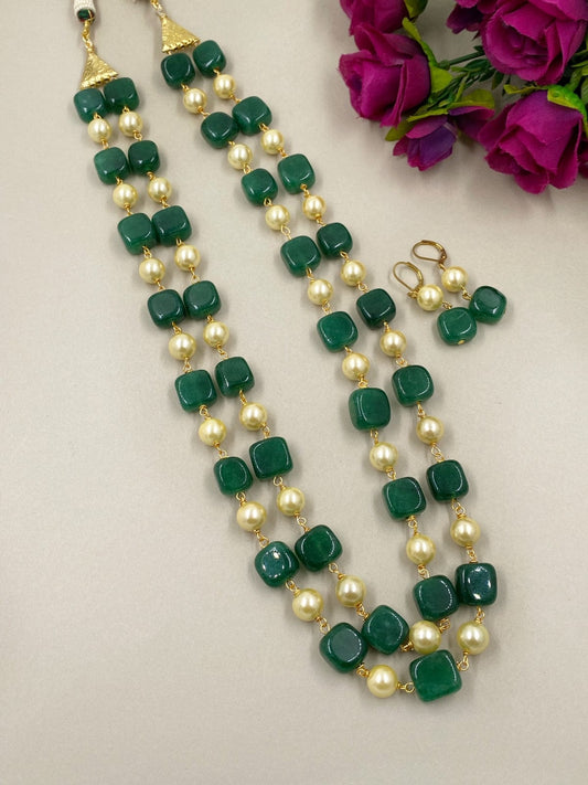 Teal Jade Necklace Designs | Handcrafted Jewelry in Door County –  Interfibers Studio Gallery