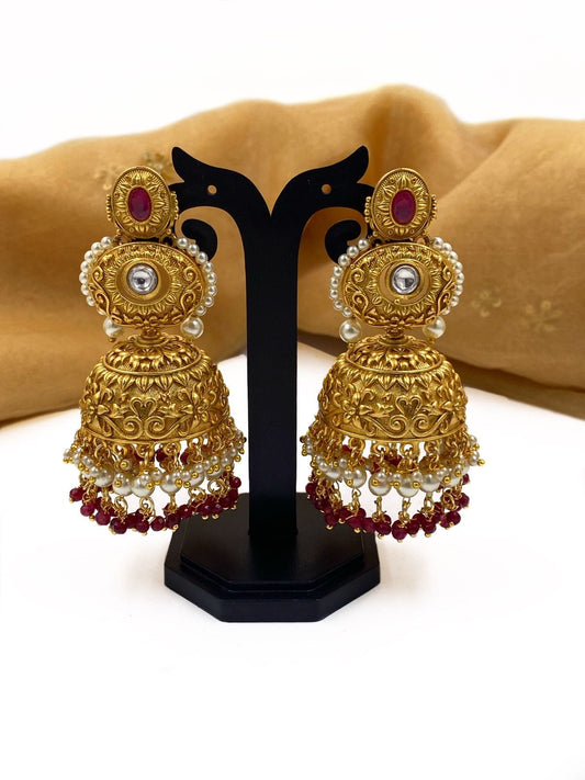 Sheza - Artisan Crafted Pakistani Jhumka Earrings