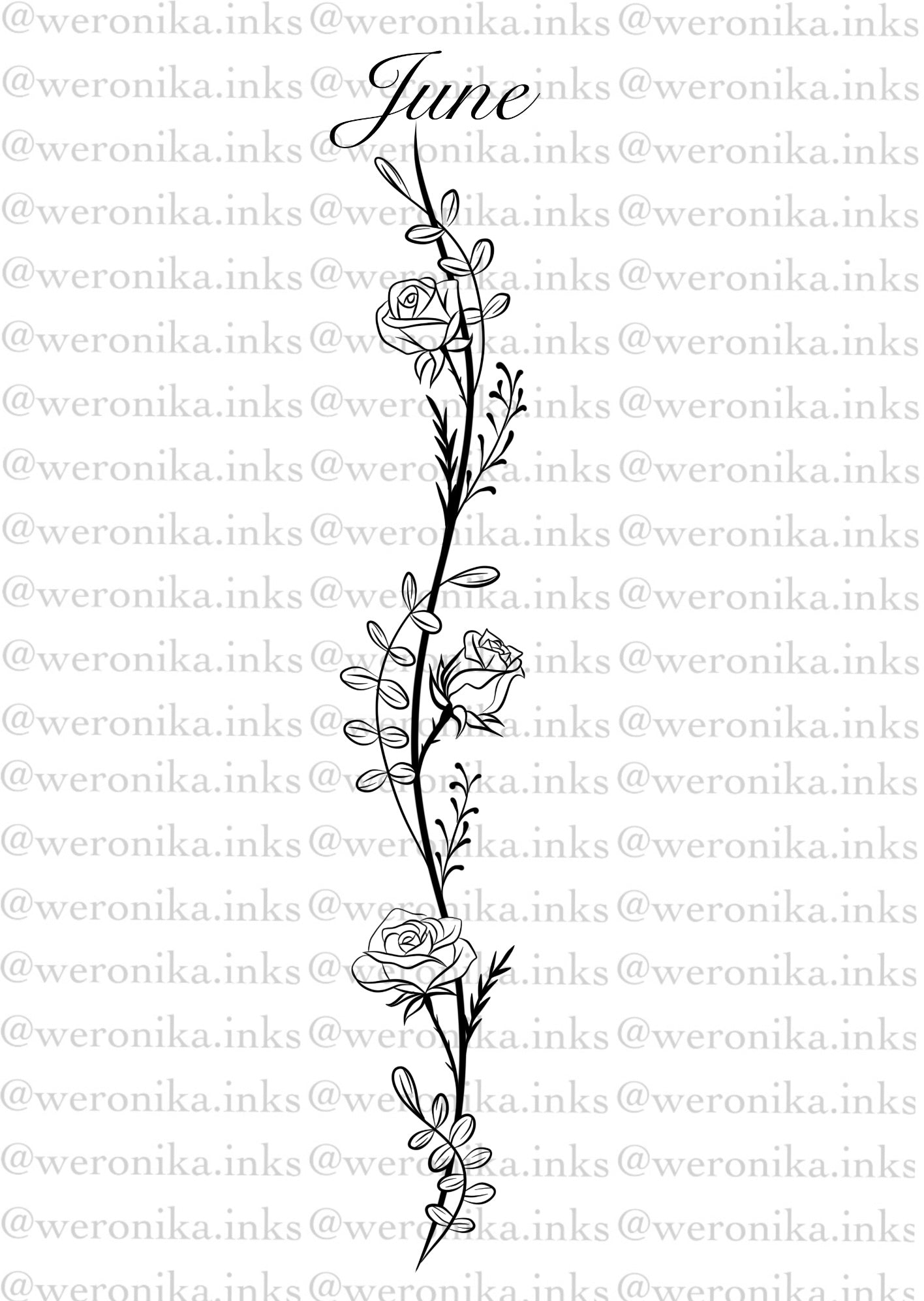 Temporary Tattoos 6 Birth Flowers January-june Rose Daffodil Carnation  Snowdrop Violet - Etsy