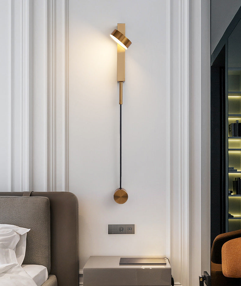 Nordic Sleek Design Gold Wall Lights Modern Wall Scone