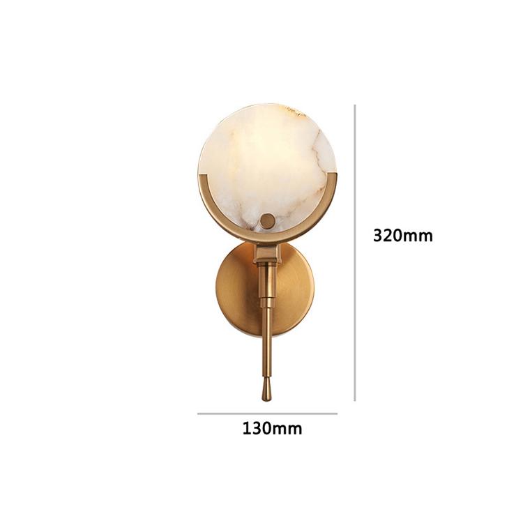 Elegance Marble Wall Light Gold Nordic Wall Scones Wainscoting Wall Design