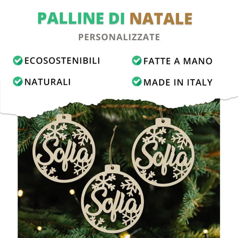 palline di natale personalizzate