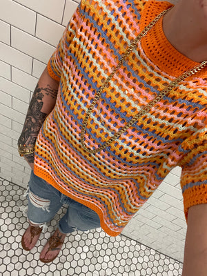 Striped Knit Top - Divinity Dolls