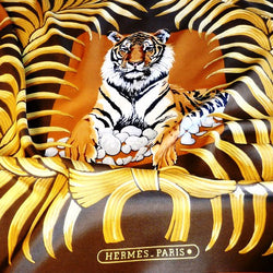 hermes scarf tiger