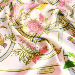 hermes pink silk scarf