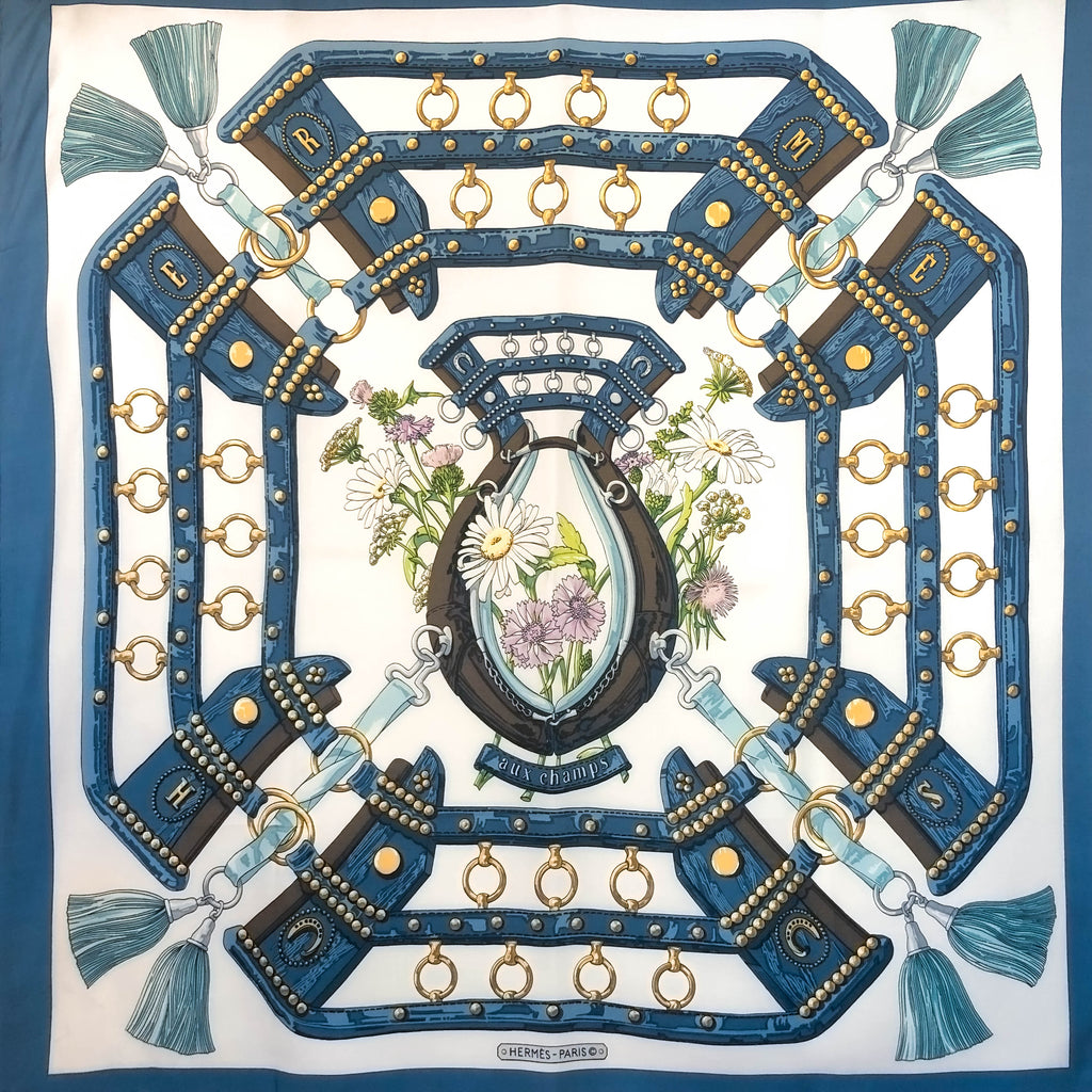 Aux Champs HERMES SCARF BY Latham 90 CM 