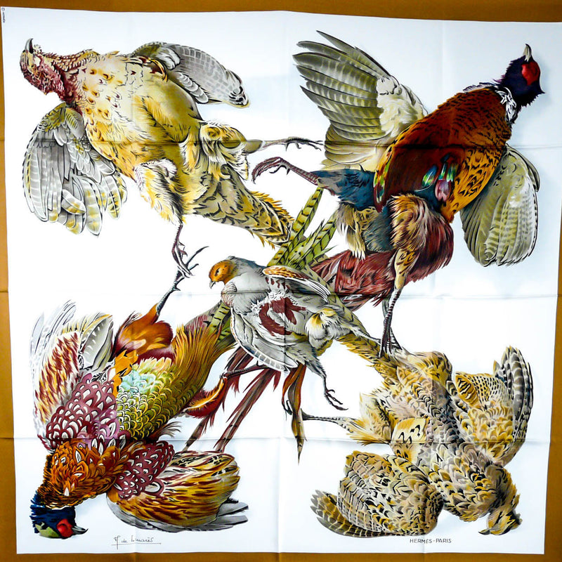 Hermes Silk Scarf Belle Chasse by Henri 