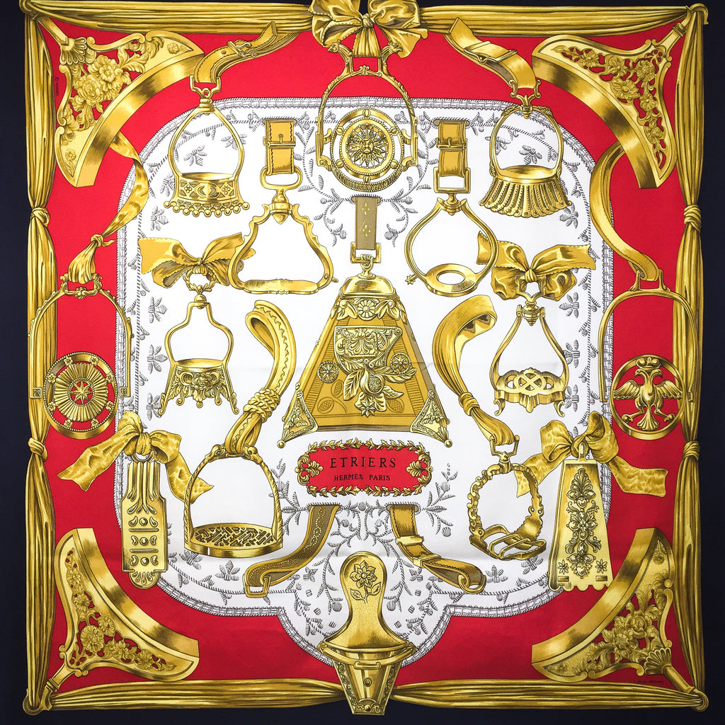 hermes etriers scarf