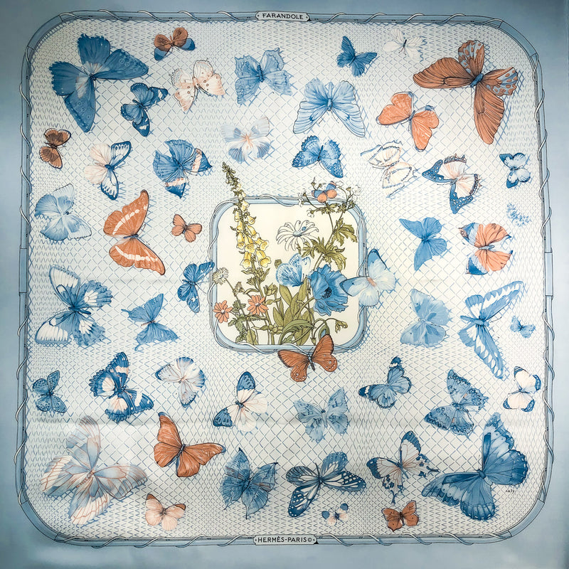 hermes butterfly scarf