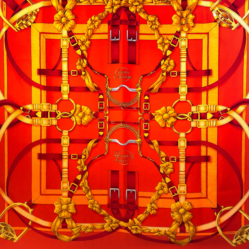 hermes grand manege scarf