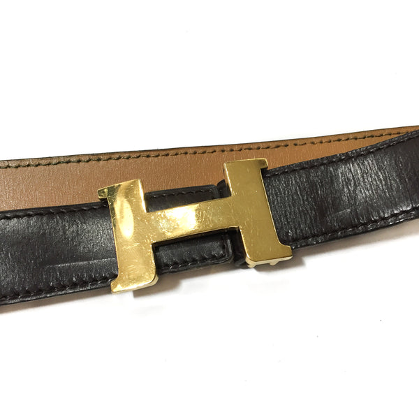 HERMES H Belt Buckle & Reversible Leather Strap | Carre de Paris