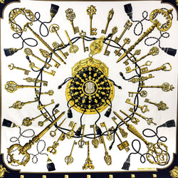 hermes key scarf