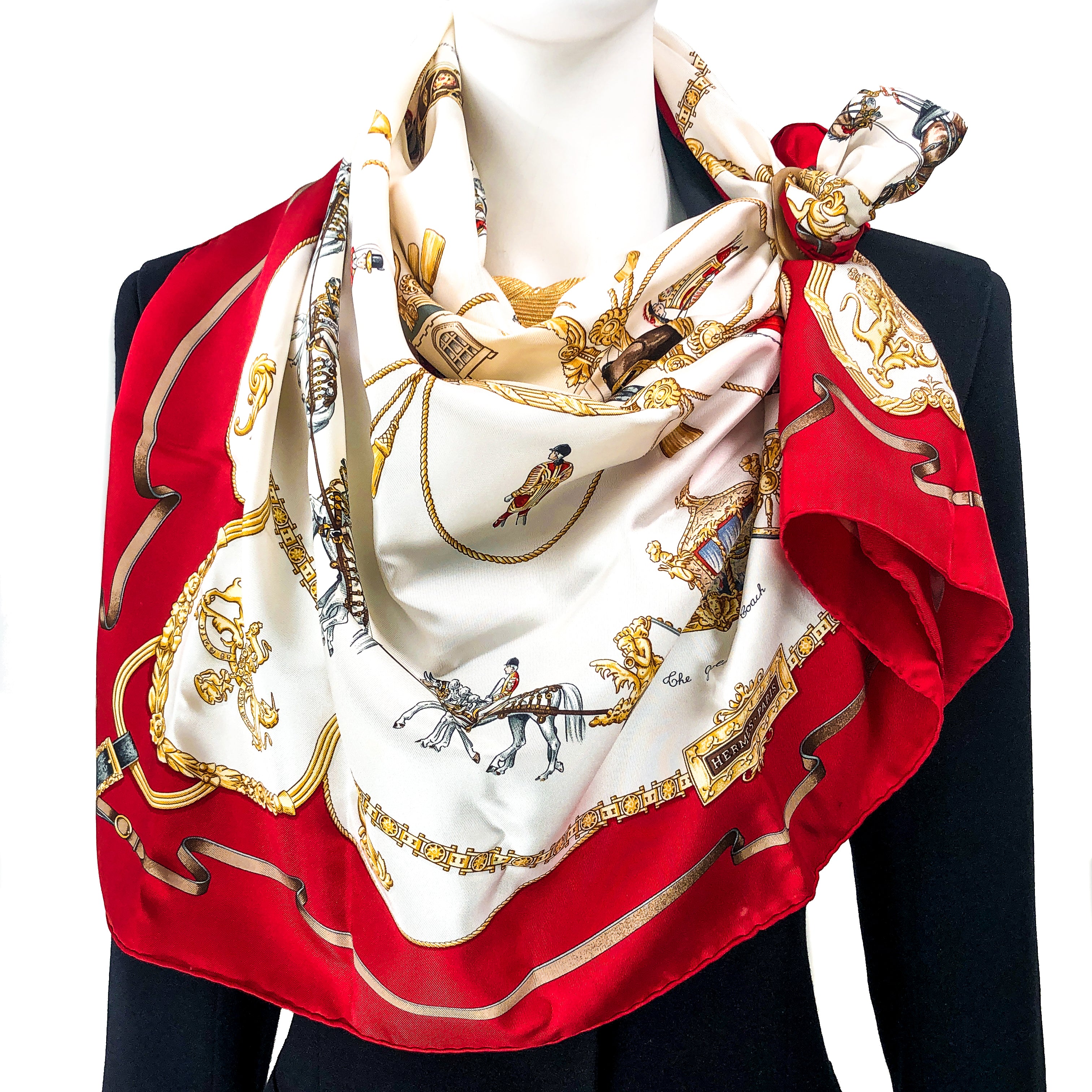 Hermes Silk Scarf The Royal Mews - Buckingham Palace | Carre de Paris