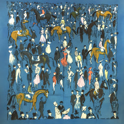 Hermes Silk Scarf Paddock Champs de 