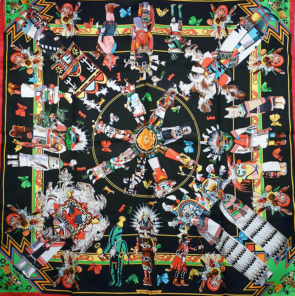 hermes kachinas scarf